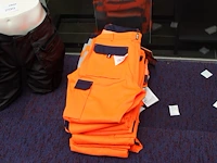 Oranje werkbroeken dassy 9 stuks in diverse maten - afbeelding 1 van  3