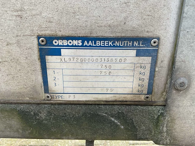 Orbons - p3 (445x130cm) - aanhangwagen - afbeelding 2 van  11