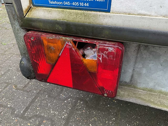 Orbons p3 aanhangwagen met gesloten opbouw - afbeelding 6 van  15