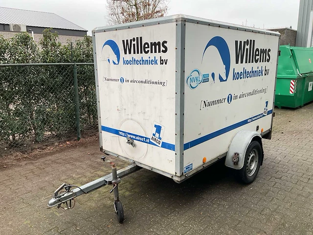 Orbons p3 aanhangwagen met gesloten opbouw - afbeelding 8 van  15