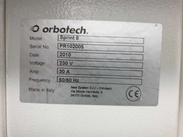 Orbotech - 2010 - sprint 8 - legend printer - afbeelding 6 van  7
