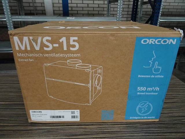 Orcon - mvs-15rh co2b max - ventilatiebox - afbeelding 2 van  3