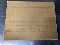 Orginele technische tekeningen thijssbrüke szegedin uit 1858 - afbeelding 8 van  51