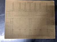 Orginele technische tekeningen thijssbrüke szegedin uit 1858 - afbeelding 11 van  51