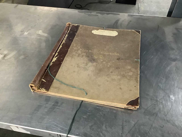 Orginele technische tekeningen thijssbrüke szegedin uit 1858 - afbeelding 1 van  51