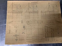 Orginele technische tekeningen thijssbrüke szegedin uit 1858 - afbeelding 13 van  51