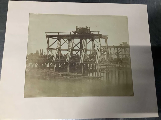 Orginele technische tekeningen thijssbrüke szegedin uit 1858 - afbeelding 41 van  51