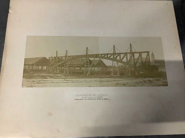 Orginele technische tekeningen thijssbrüke szegedin uit 1858 - afbeelding 43 van  51