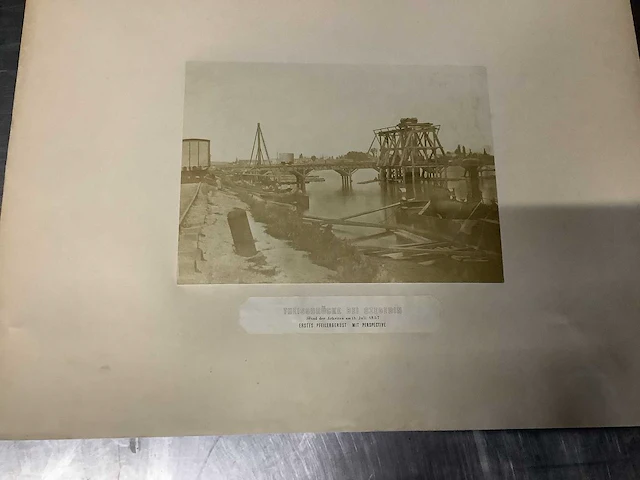 Orginele technische tekeningen thijssbrüke szegedin uit 1858 - afbeelding 44 van  51