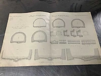 Orginele technische tekeningen thijssbrüke szegedin uit 1858 - afbeelding 48 van  51