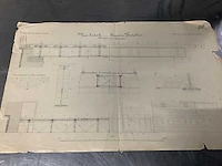 Orginele technische tekeningen thijssbrüke szegedin uit 1858 - afbeelding 49 van  51