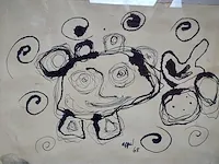 Orginele tekening karel appel handgesignieerd - afbeelding 3 van  6