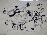 Orginele tekening karel appel handgesignieerd - afbeelding 5 van  6