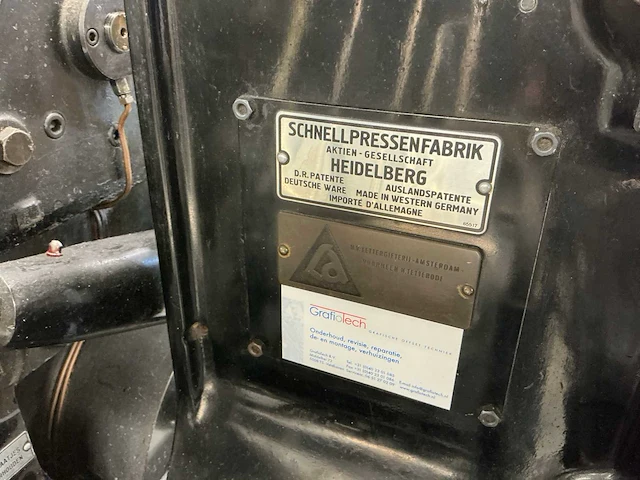 Original heidelberg tiegelpers h222 diverse persmachines - afbeelding 2 van  23