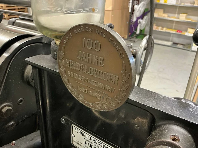 Original heidelberg tiegelpers h222 diverse persmachines - afbeelding 3 van  23