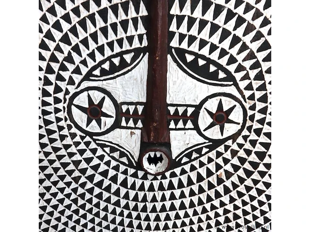 Origineel groot houten bwa mossi masker uit burkina faso - afbeelding 3 van  5