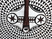Origineel groot houten bwa mossi masker uit burkina faso - afbeelding 3 van  5