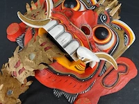 Origineel houten indisch masker - afbeelding 2 van  5