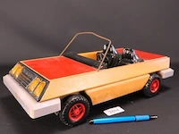 Originele houten auto van lundby - afbeelding 1 van  5
