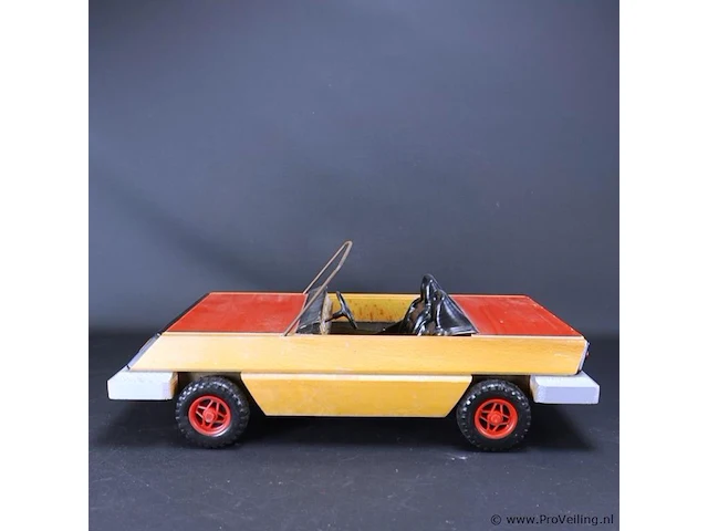 Originele houten auto van lundby - afbeelding 2 van  5