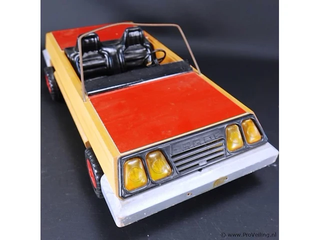 Originele houten auto van lundby - afbeelding 4 van  5
