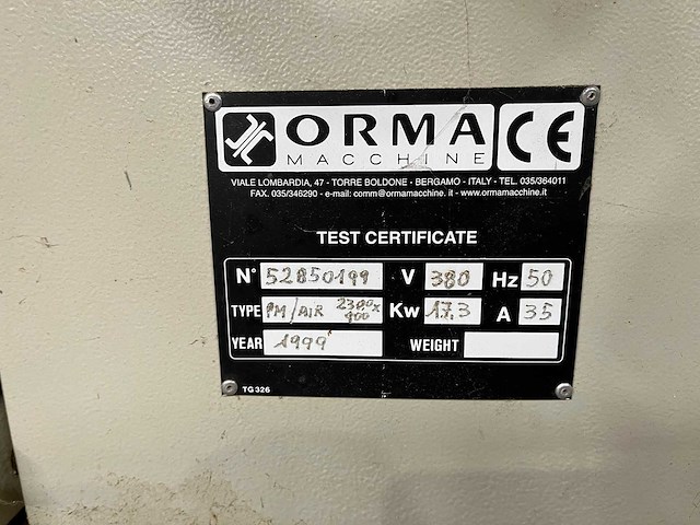 Orma - 1999 - pm/air 23/09 - membraampers - afbeelding 9 van  18