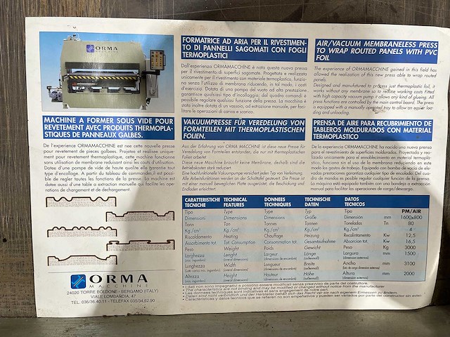 Orma - 1999 - pm/air 23/09 - membraampers - afbeelding 10 van  18