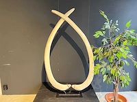 Ornament met twee slagtanden 140 cm - afbeelding 1 van  4
