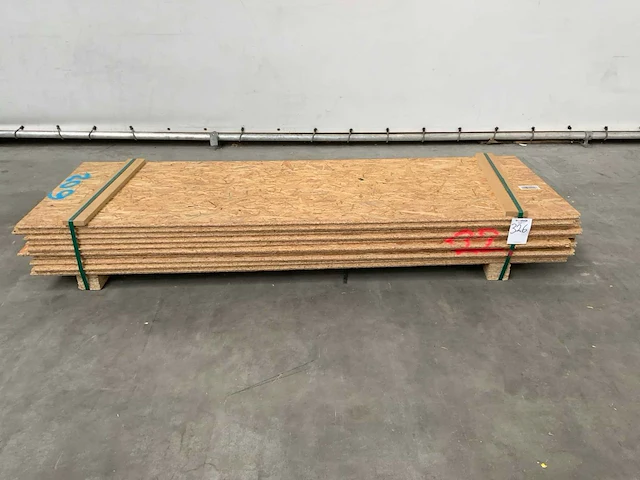 Osb plaat 2050x675x22mm tg4 (10x) - afbeelding 2 van  6