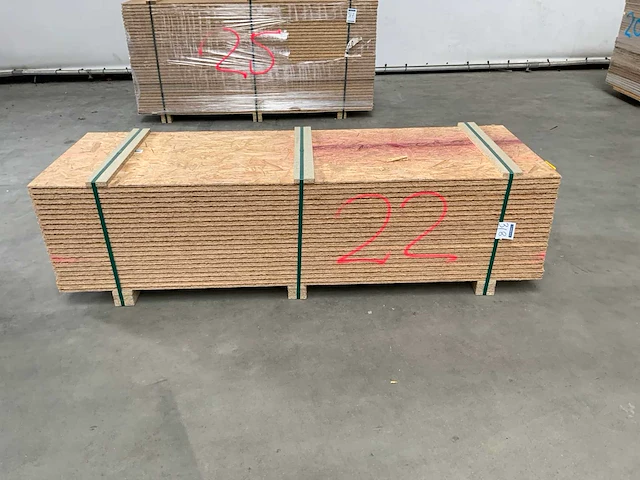Osb plaat 2050x675x22mm tg4 (22x) - afbeelding 2 van  6