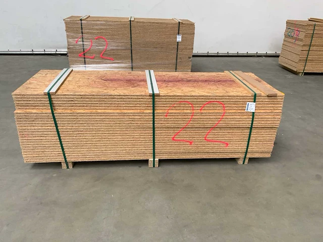 Osb plaat 2050x675x22mm tg4 (26x) - afbeelding 2 van  7