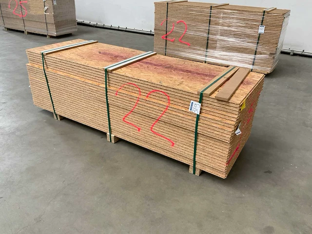 Osb plaat 2050x675x22mm tg4 (26x) - afbeelding 3 van  7