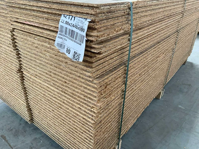 Osb plaat 2440x590x22mm tg4 (80x) - afbeelding 6 van  8