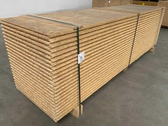 Osb plaat 2500x625x30mm tg4 (23x) - afbeelding 1 van  7
