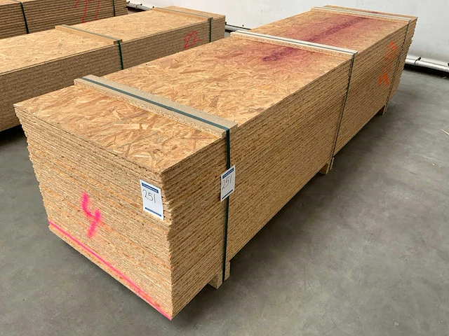 Osb plaat 2500x675x22mm (25x) - afbeelding 2 van  7