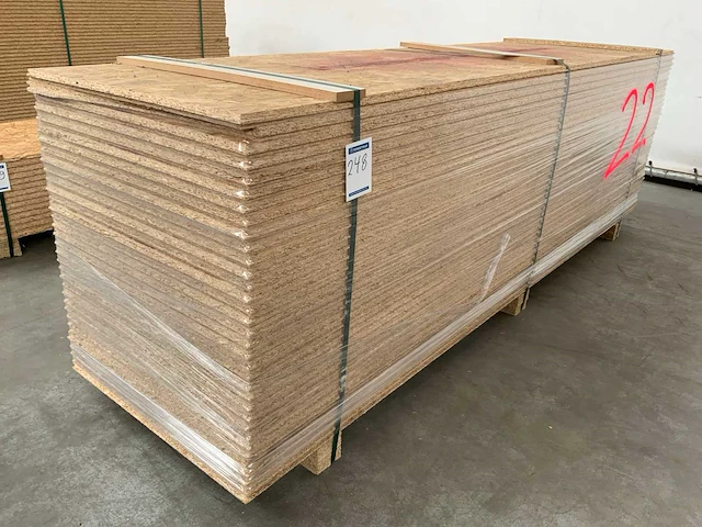 Osb plaat 2500x675x22mm (34x) - afbeelding 1 van  7
