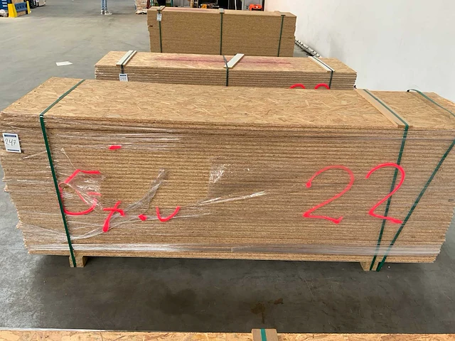 Osb plaat 2500x675x22mm (37x) - afbeelding 2 van  8