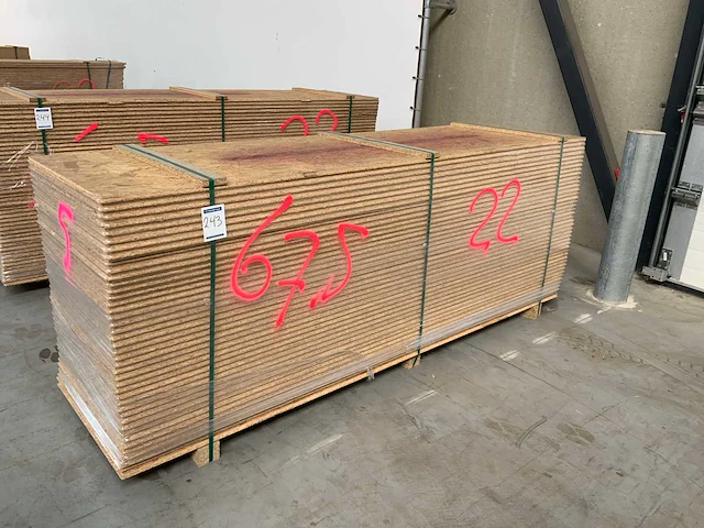 Osb plaat 2500x675x22mm (41x) - afbeelding 1 van  6