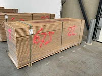 Osb plaat 2500x675x22mm (41x)