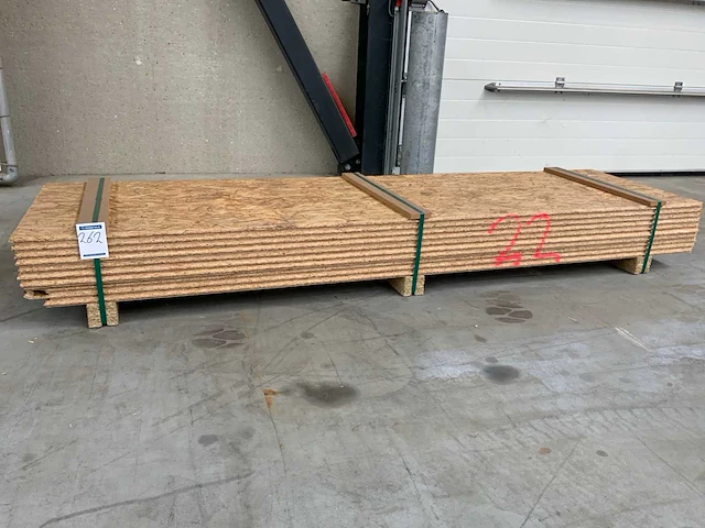 Osb plaat 2500x675x22mm tg4 (10x) - afbeelding 2 van  7