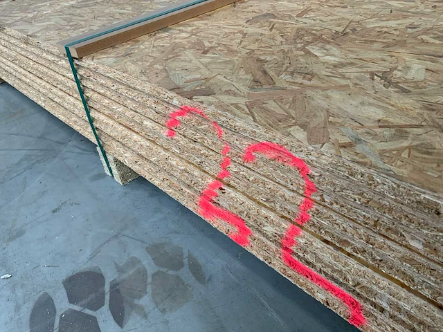 Osb plaat 2500x675x22mm tg4 (10x) - afbeelding 6 van  7