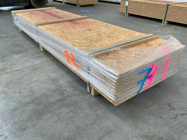 Osb plaat 2500x675x22mm tg4 (10x) - afbeelding 3 van  5