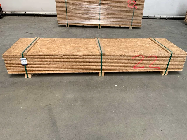 Osb plaat 2500x675x22mm tg4 (13x) - afbeelding 2 van  7