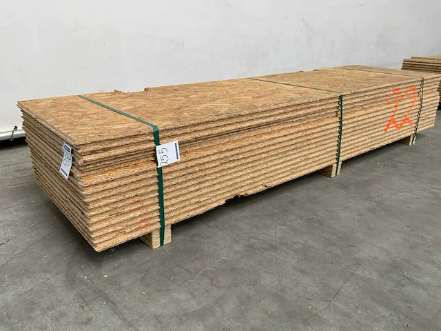 Osb plaat 2500x675x22mm tg4 (15x) - afbeelding 1 van  7