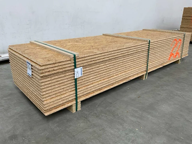 Osb plaat 2500x675x22mm tg4 (17x) - afbeelding 1 van  6