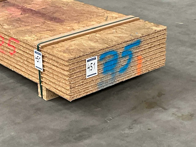Osb plaat 2500x675x24 mm (9x) - afbeelding 6 van  6