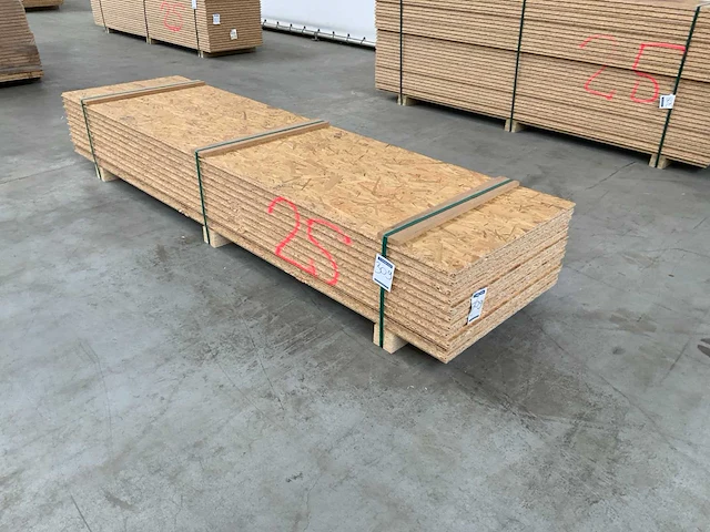 Osb plaat 2500x675x25mm tg4 (11x) - afbeelding 3 van  7
