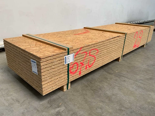 Osb plaat 2500x675x25mm tg4 (12x) - afbeelding 1 van  8