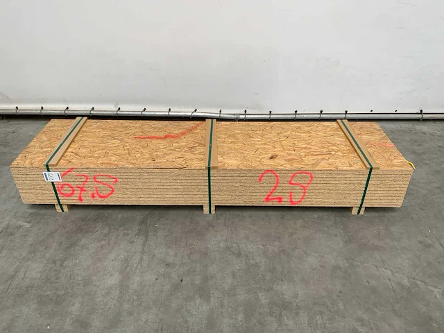 Osb plaat 2500x675x25mm tg4 (12x) - afbeelding 2 van  8