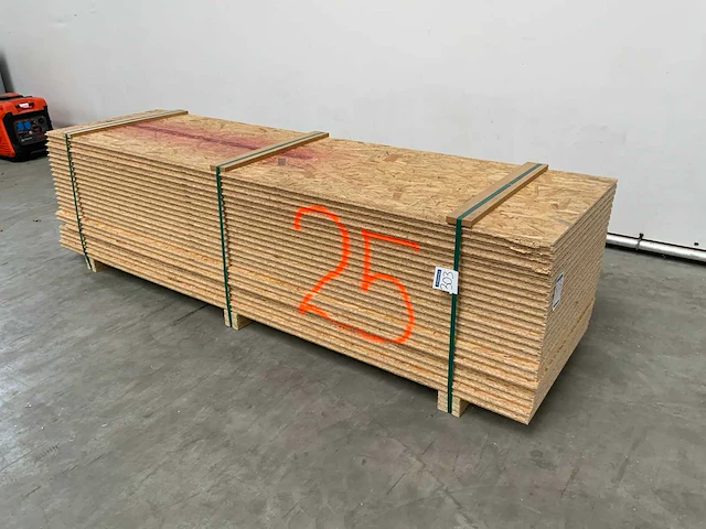 Osb plaat 2500x675x25mm tg4 (24x) - afbeelding 2 van  9